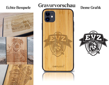 INDIVIDUELL iPhone 11 Bambus-Kunststoff
